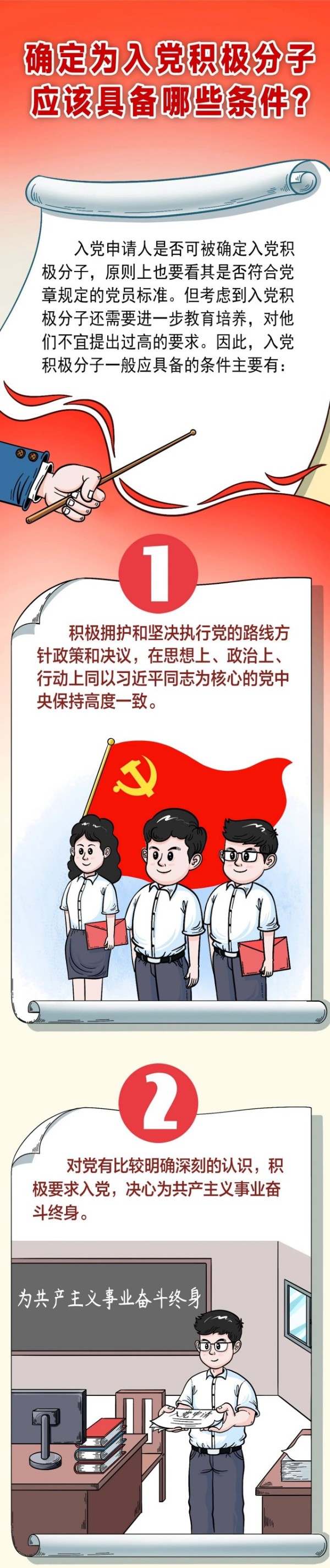 黨建課堂 | 第3期： 入黨積極分子的標(biāo)準(zhǔn)出爐，你符合幾條？