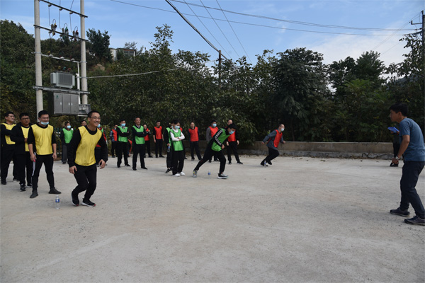 “打造和諧團隊 提升自我”  公司開展拓展培訓活動