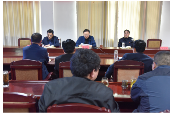 公司機(jī)關(guān)召開傳達(dá)學(xué)習(xí)肥城“兩會(huì)”精神專題會(huì)議