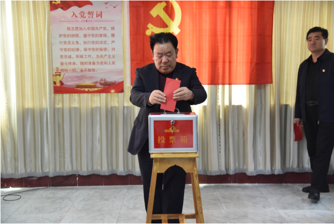 公司召開新黨員入黨宣誓儀式、黨員發(fā)展對象、入黨積極分子“雙推”會議