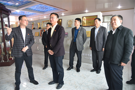 山東建筑大學管理工程學院領(lǐng)導(dǎo)  蒞臨公司交流指導(dǎo)工作