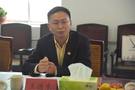 山東建筑大學管理工程學院領(lǐng)導(dǎo)  蒞臨公司交流指導(dǎo)工作