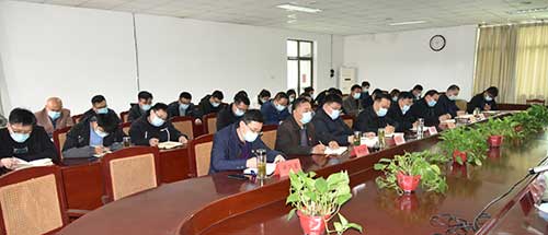 公司召開“聚力落實(shí) 沖刺攻堅(jiān)”機(jī)關(guān)工作會(huì)議