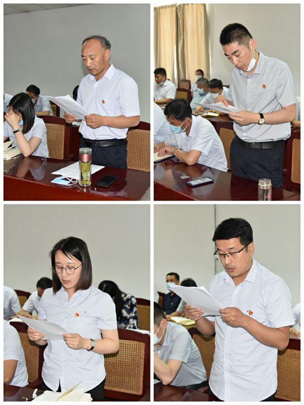 公司召開討論預(yù)備黨員轉(zhuǎn)正支部大會(huì)