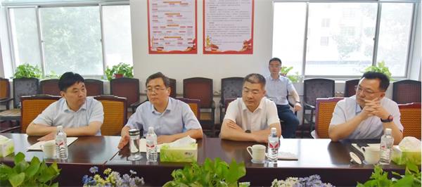 肥城市委副書記、市長展延安一行 蒞臨公司調(diào)研指導工作