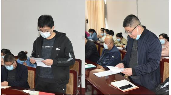 公司召開黨員發(fā)展對象、入黨積極分子 “雙推”會議.