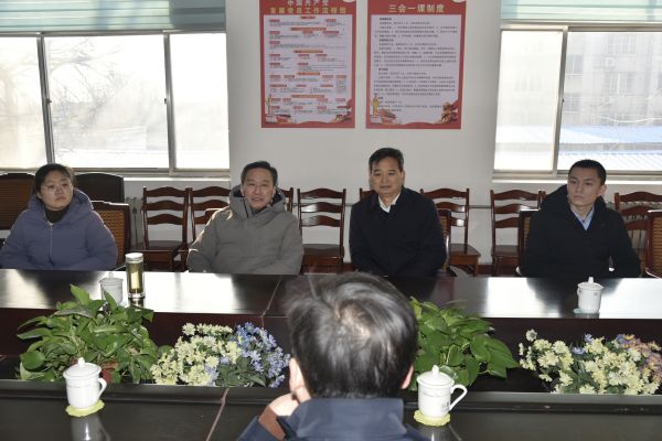 肥城市委常委、宣傳部部長步文蒞臨公司調(diào)研指導(dǎo)工作